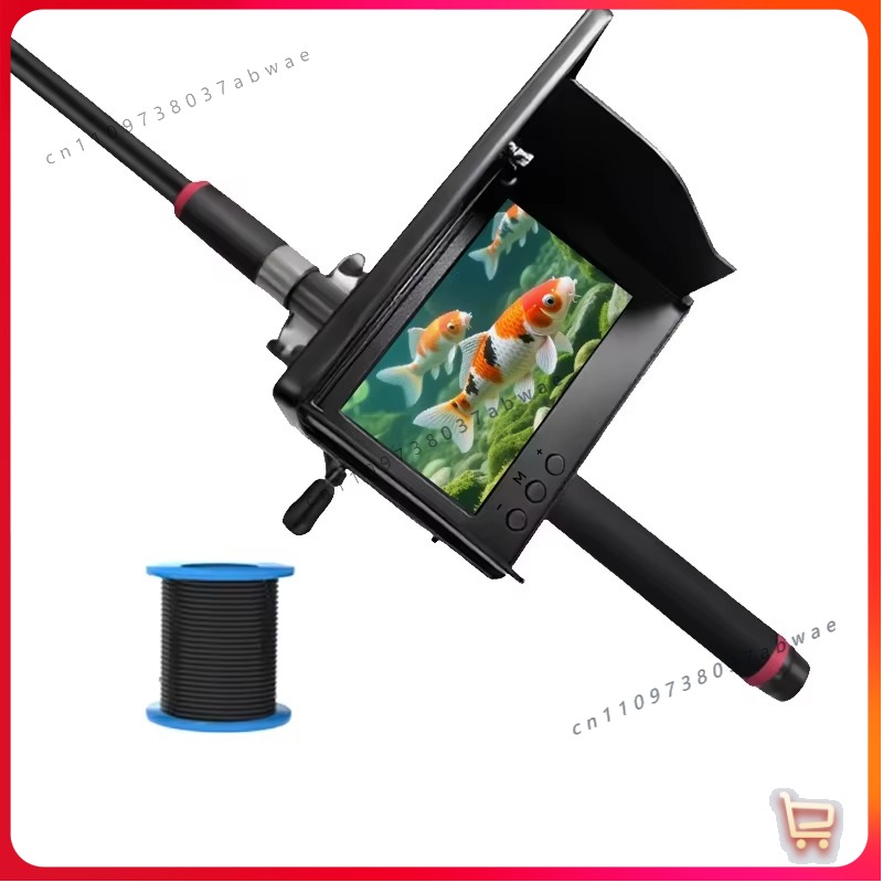 Underwater Camera - เครื่องค้นหาปลาใต้น้ำ: ระบบแบบพกพา ชาร์จไฟได้ ขนาด 5 นิ้ว