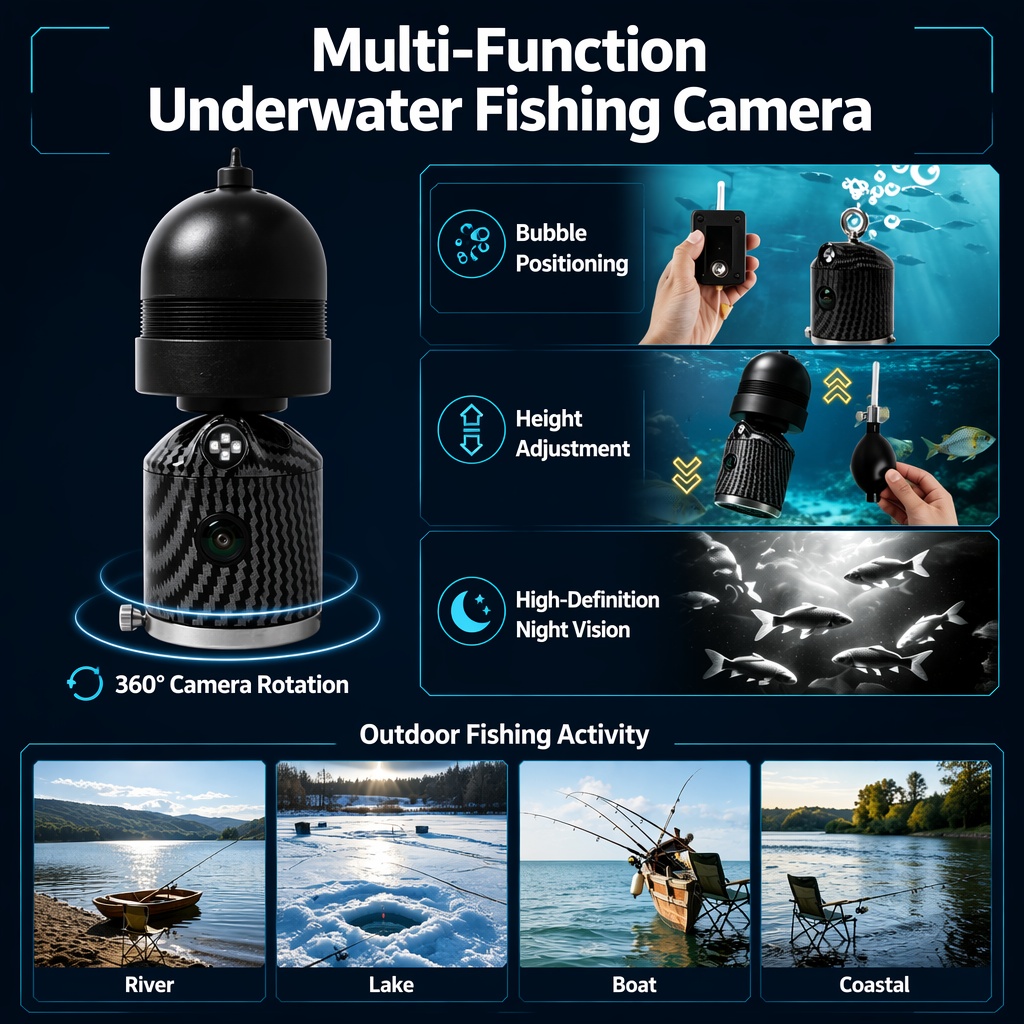 ระยะเวลาจัดส่งสั้น กล้องระบุตำ - Fishing Camera บทวิจารณ์และราคา